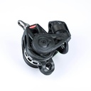 Ronstan Series 55 Ball Bearing Ratchet Orbit Block™ - Triple, u/hung becket, adj. cleat, auto, swivel shackle head