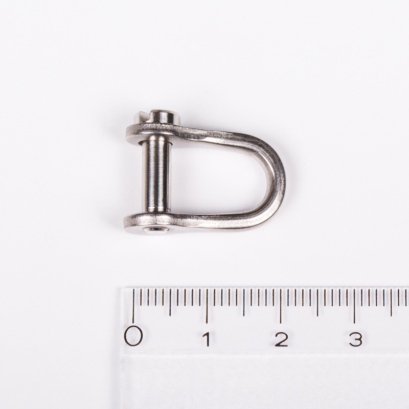 Ronstan Shackle, Standard Dee, Slotted Pin 5/32”, L:13mm, W:8mm