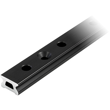 [R-RC1220-2.0] Ronstan Series 22 Track, Black, 1996 mm M6 CSK fastener holes. Pitch=100mm Stop hole pitch=50mm