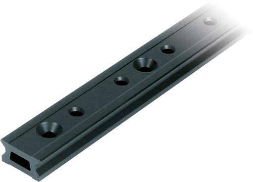 [R-RC1260-1.0] Ronstan Series 26 Track, Black, 996 mm M6 CSK fastener holes. Pitch=100mm Stop hole pitch=50mm