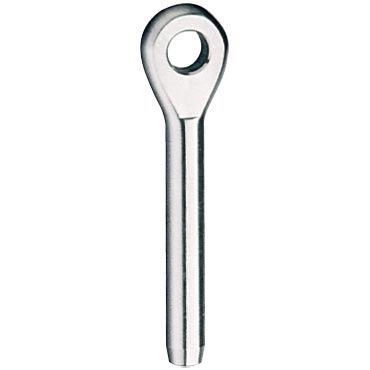 [R-RF1500-0404] Ronstan Swage Eye,1/8” Wire,6.4mm (1/4”) Hole