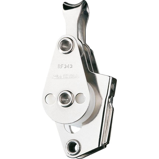 [R-RF343] Ronstan S25 AP Triple Block - becket, V-jam cleat, loop head