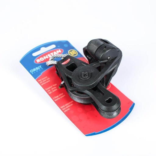 [R-RF45521] Ronstan Series 40 Ball Bearing Orbit Block™ - fiddle, adjustable cleat, Dyneema® link head