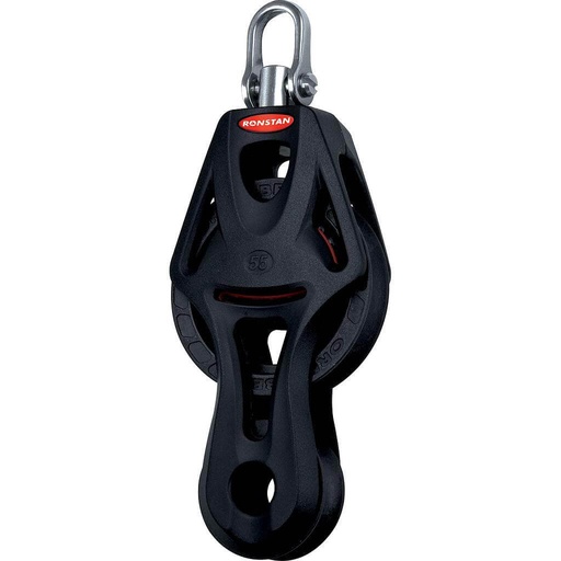 [R-RF55510] Ronstan S55 BB Orbitblock™ - becket, fiddle, swivel shackle head