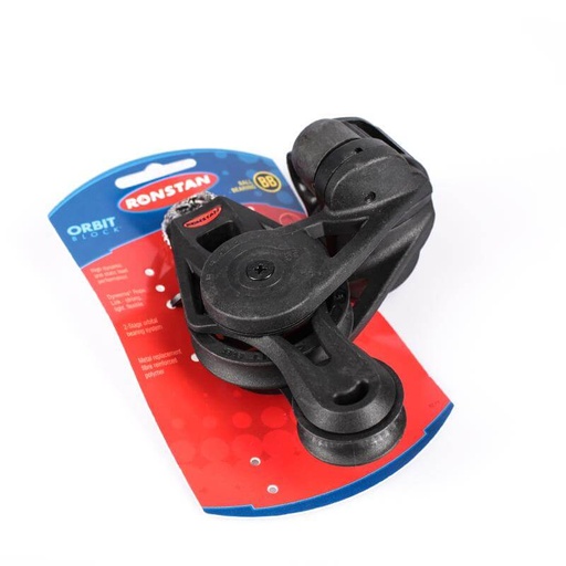 [R-RF55521] Ronstan Series 55 Ball Bearing Orbit Block™ - fiddle, adjustable cleat, Dyneema® link head