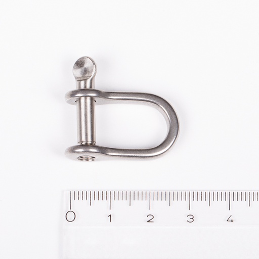 [R-RF616] Ronstan Shackle, Standard Dee, Pin 3/16”, L:18mm, W:11mm