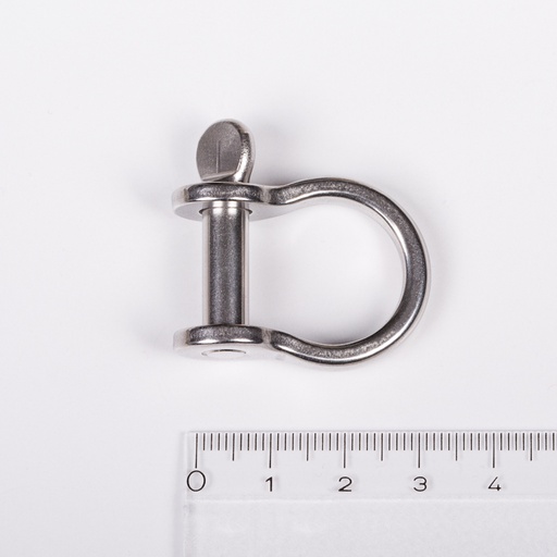 [R-RF635] Ronstan Shackle, Bow, Pin 1/4”, L:21mm, W:19mm