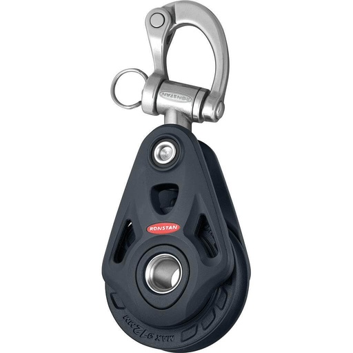 [R-RF64103] Ronstan S60 Coreblock™ Single block with trunnion snap shackle head