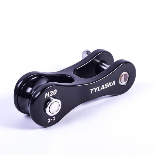 [T-H20-2.1] Tylaska H20 2:1 Aluminum Halyard Shackle