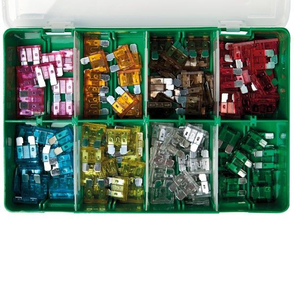 [OF-1270076] Oceanflex Assortment of fuses 130 pieces in plastic box 4-30 A