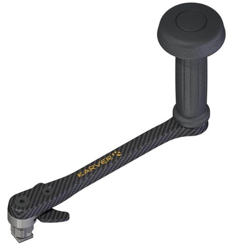 [KA-KW-PF1206313 ] Karver Winch Handle - 199mm, Locking, Single/Palm, Carbon