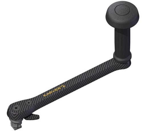 [KA-KW-PF1206311 ] Karver Winch Handle - 254mm, Locking, Single/Palm, Carbon