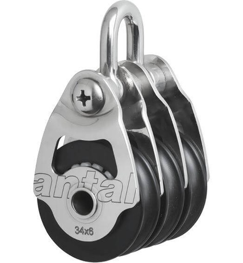 [AN-00305] Antal SS Triple Block Ø34 with Shackle