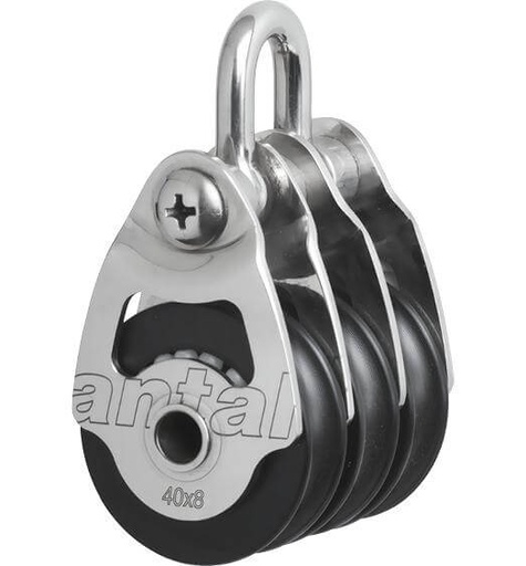 [AN-00405] Antal SS Triple Block Ø40 with Shackle