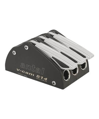 [AN-549.133] Antal V-Cam 814 Rope Clutch - Triple, Silver, 12-14mm