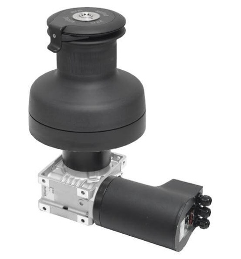 [AN-XT70EH12/AL] Antal 70 2-Speed Electric (Horizontal) 12V Aluminium Winch (2-Speed Manual)