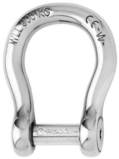 [WI-1344] Wichard Self-locking allen head pin bow shackle - Dia 8 mm