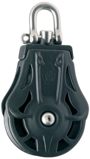 [WI-62105] Wichard Single plain bearing block - Sheave 35 - Swivel head