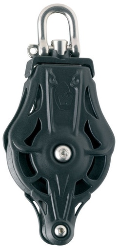 [WI-72106] Wichard Single ball bearing block - Sheave 35 - Swivel head & becket