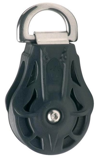 [WI-73118] Wichard Single ball bearing block - Sheave 45 - Webbing D ring