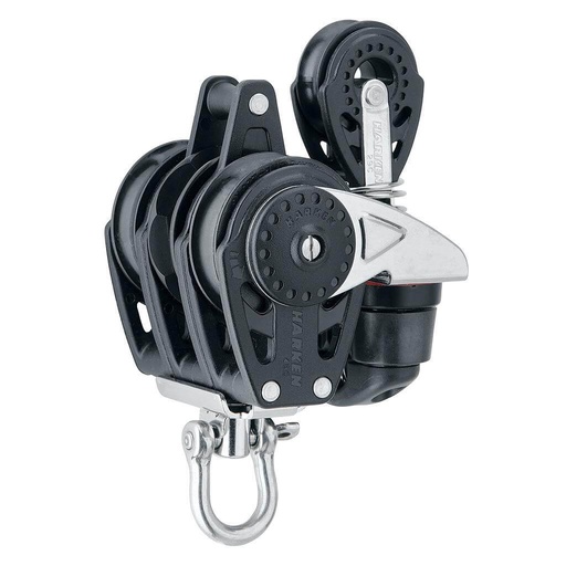 [H-2619] Harken 40mm Triple Carbo Ratchet w/Cam, Becket & 29mm Block