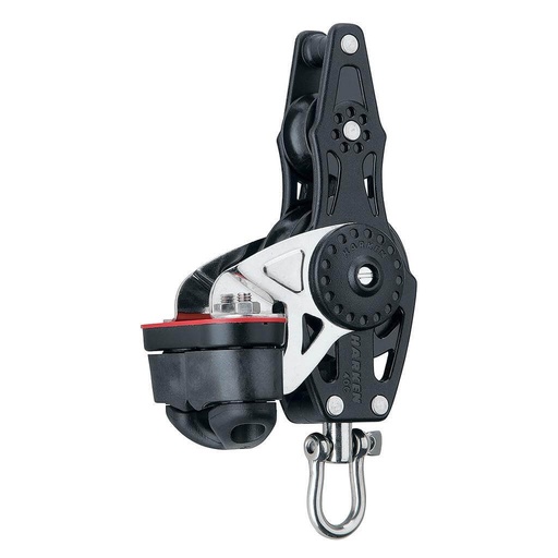 [H-2658] Harken 40mm Carbo Block - Fiddle, Swivel, Becket + Cam Cleat