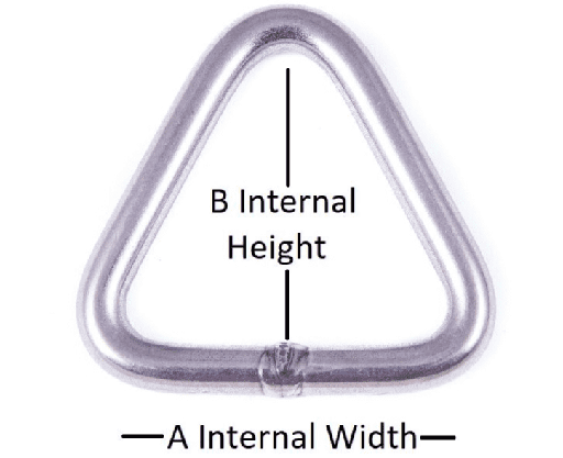 [SU-07.52] Sea Sure 30mm x 50mm x 4.8mm Triangle