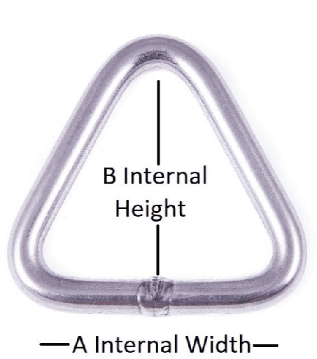 [SU-17.73] Sea Sure Triangle 50mm x 44mm x 6mm bar